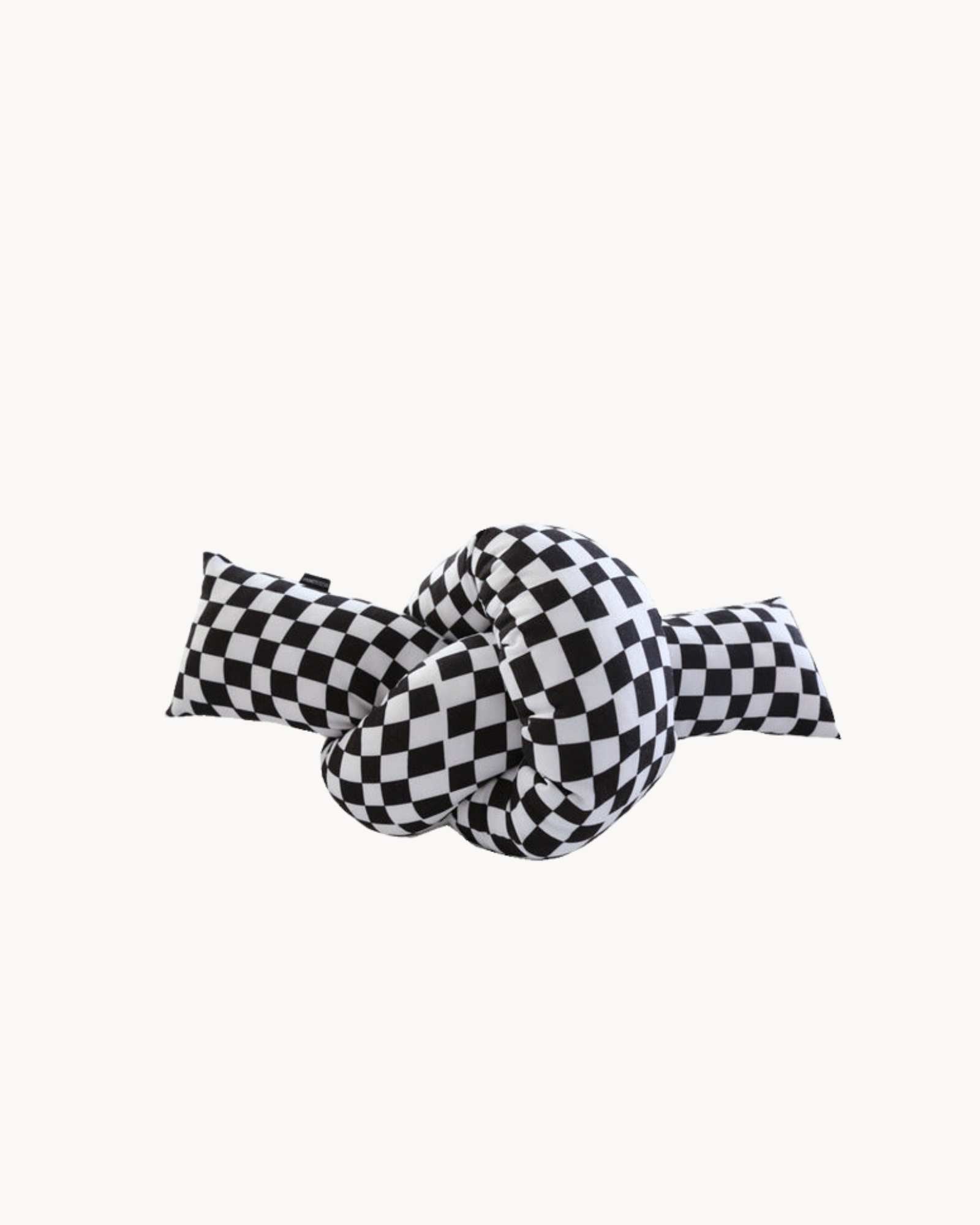 LightFjord - Tjekkede Oversized Knude Pude