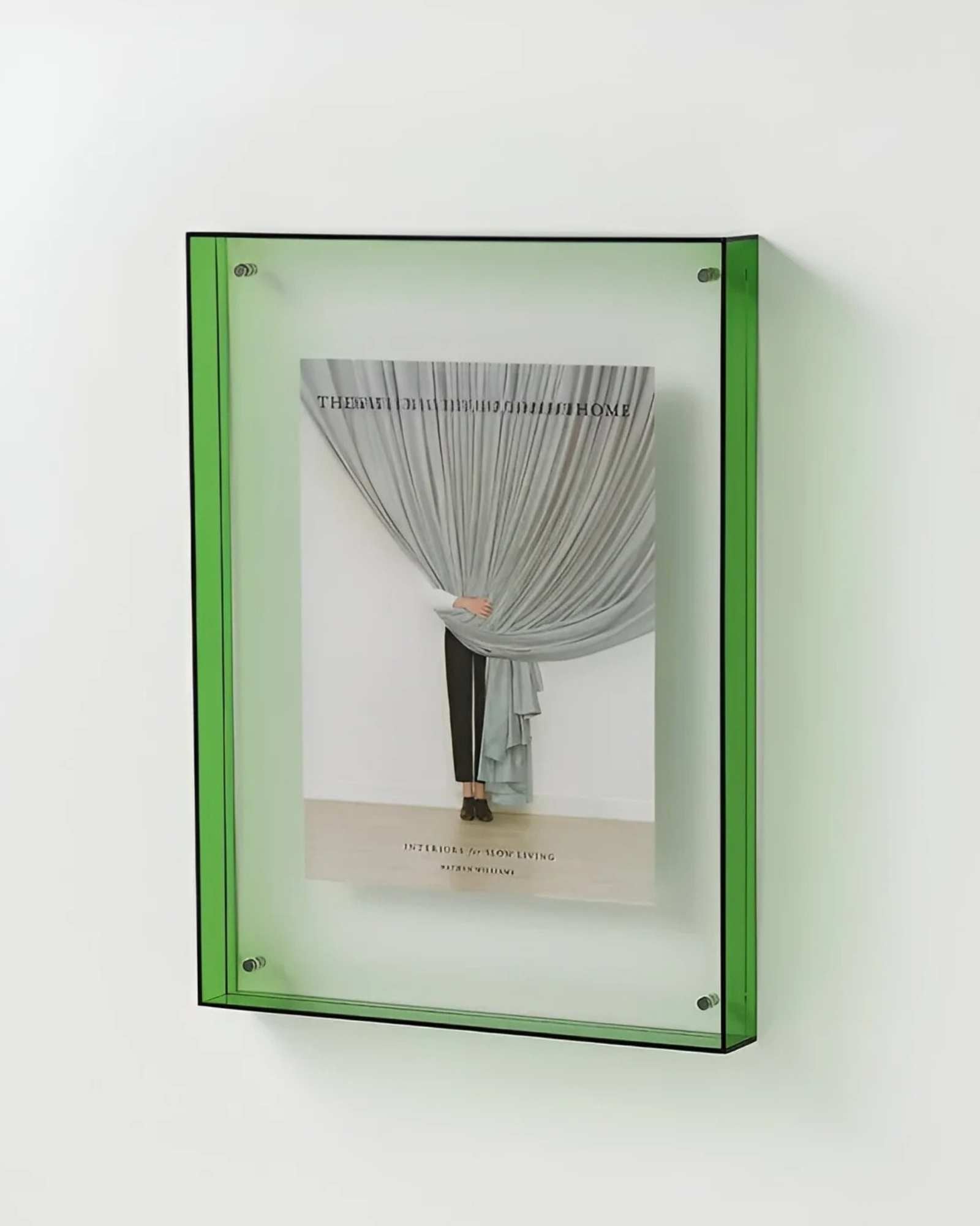 LumiFugl – Gennemsigtig Fotoramme med Moderne Minimalistisk Design