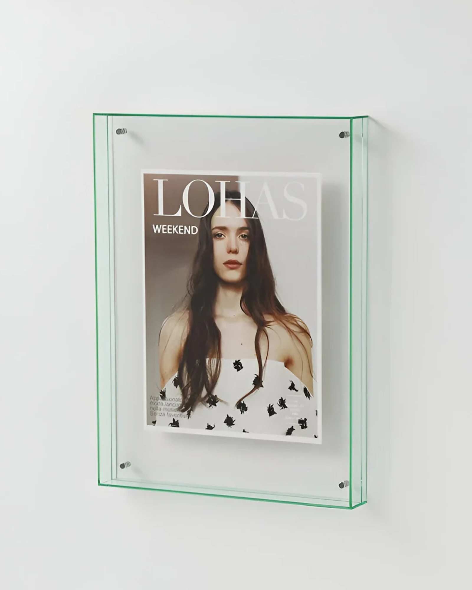 LumiFugl – Gennemsigtig Fotoramme med Moderne Minimalistisk Design