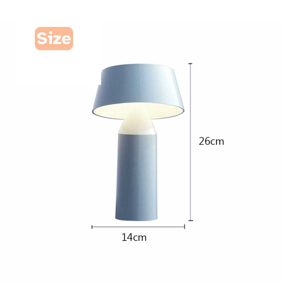 Nordisk Lys - Genopladelig Metal Bordlampe